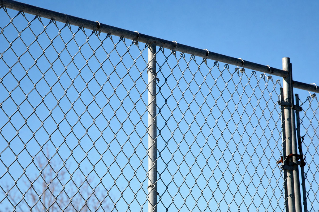 Chain link fence installation in Napa, CA